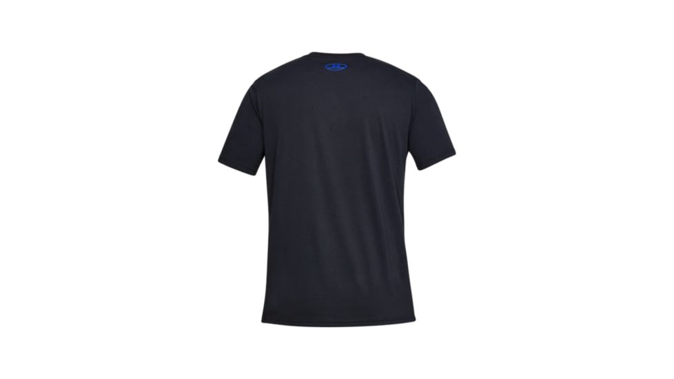 SHED, Under Armour Fish Hook Logo Tee - Mens, Black, Large, 1331197-1-L
