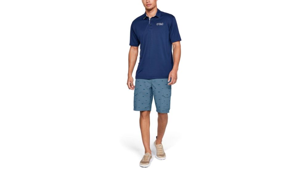 SHED, Under Armour Fish Hunter Cargo Short - Mens, Bass Blue, 34, 1304649-588-35-DEMO