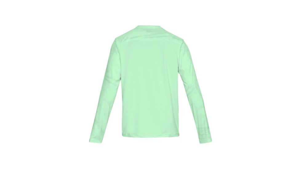 SHED, Under Armour Iso Chill Shorebreak Camo Crew Shirt - Mens, Aqua Foam, Large, 1341816-335-L