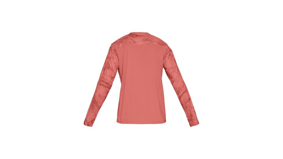 SHED, Under Armour Iso Chill Shorebreak Camo Crew Shirt - Mens, Coho, Large, 1341816-811-L