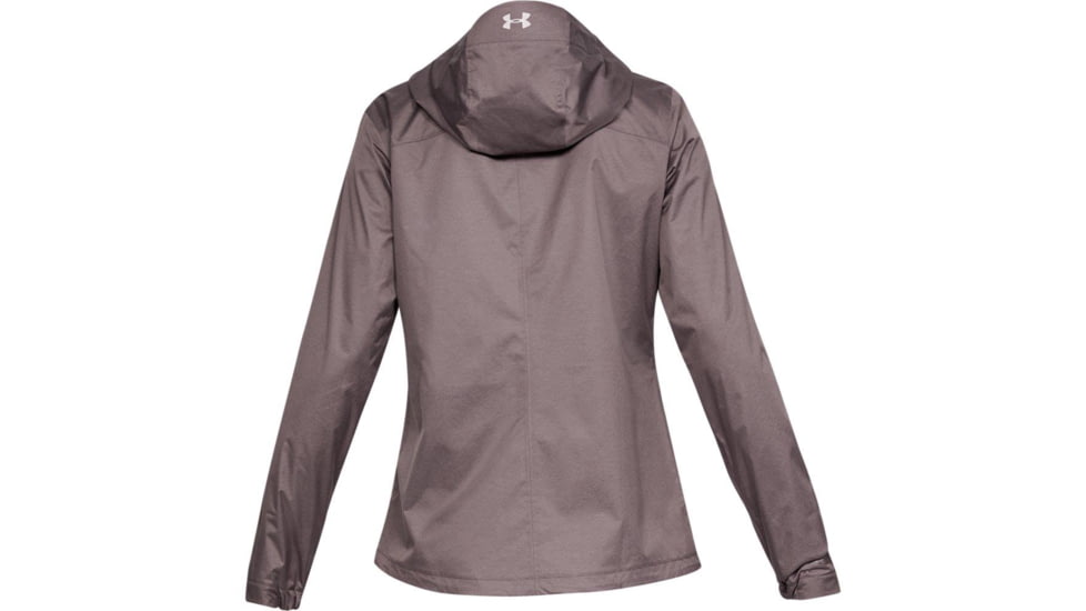 SHED, Under Armour Overlook Rain Jacket - Womens, Ash Taupe/Tetra Gray, Small, 1342794-569-S