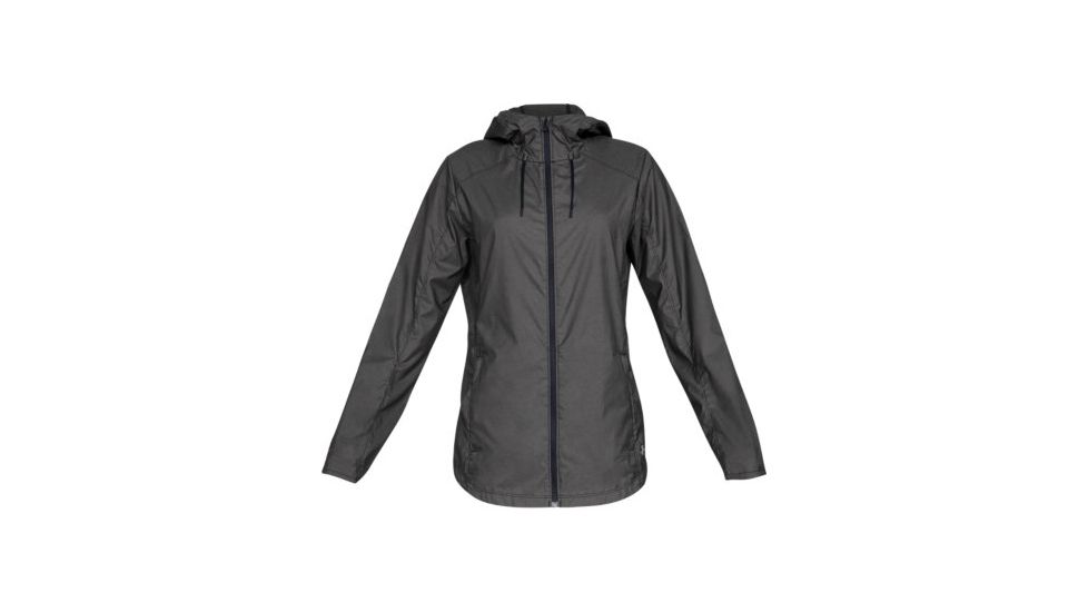 SHED, Under Armour Prevail Windbreaker Jacket - Womens, Black, Small, 1325785-1-S