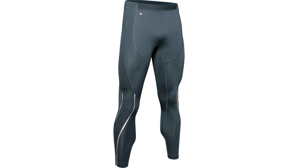 SHED, Under Armour Rush Run Coldgear Tight Pant - Mens, Wire, Large, 1342974-73-L
