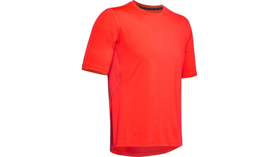 SHED, Under Armour Rush Run Shirt Sleeve Shirt - Mens, Beta Red, Large, 1331741-632-L