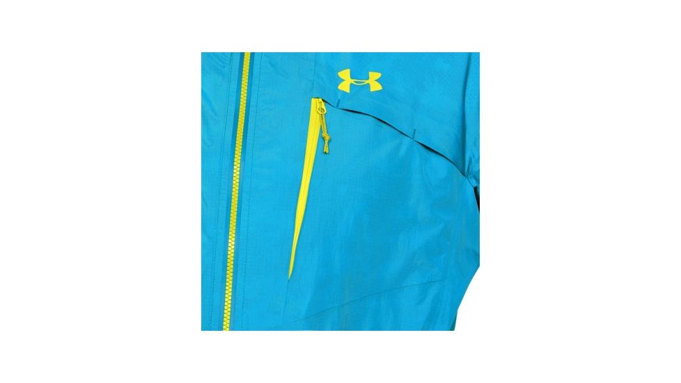 SHED, Under Armour Scrambler Rain Jacket - Mens, Cruise Blue, Large, 1306193-899-L