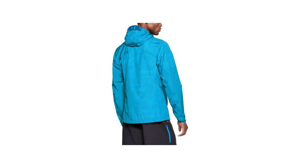 SHED, Under Armour Scrambler Rain Jacket - Mens, Cruise Blue, Large, 1306193-899-L