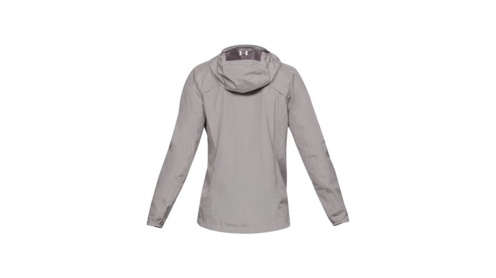 SHED, Under Armour Scrambler Rain Jacket - Womens, Black/Tetra Gray, Small, 1315122-15-S