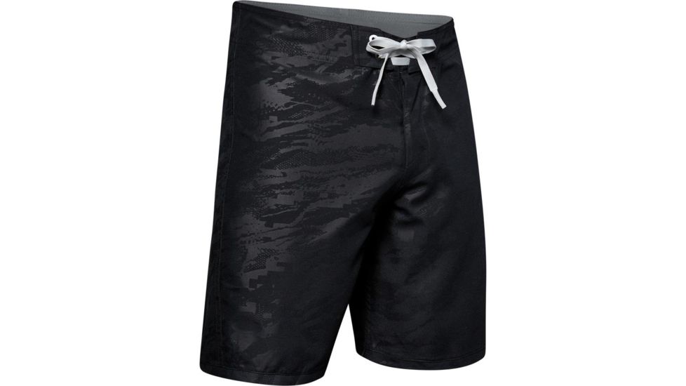 SHED, Under Armour Shore Break Embossed Boardshort - Mens, Black, 34, 1325890-1-35-DEMO