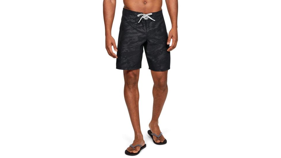 SHED, Under Armour Shore Break Embossed Boardshort - Mens, Black, 34, 1325890-1-35-DEMO