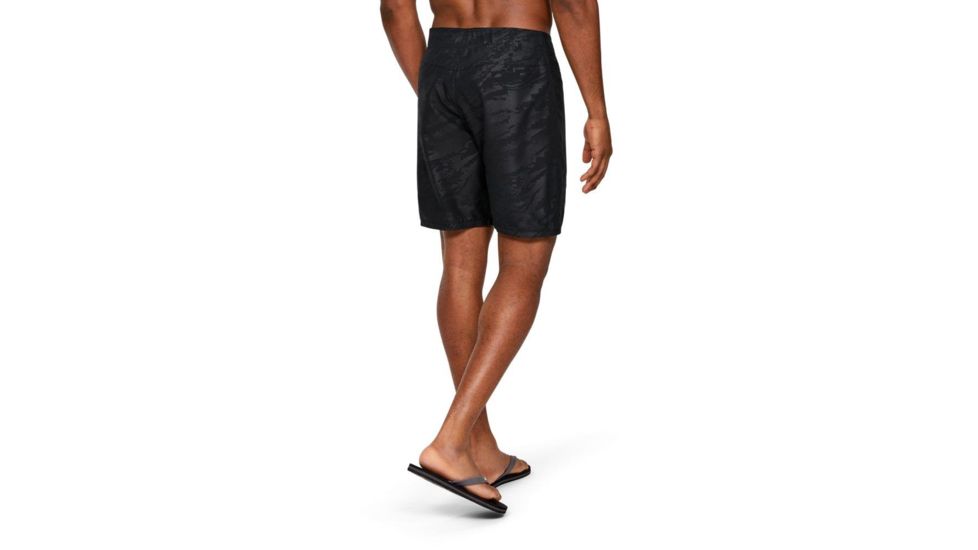 SHED, Under Armour Shore Break Embossed Boardshort - Mens, Black, 34, 1325890-1-35-DEMO