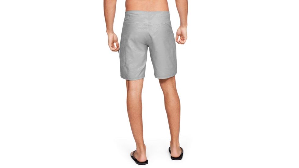 SHED, Under Armour Shore Break Embossed Boardshort - Mens, Mod Gray, 34, 1325890-11-35-DEMO