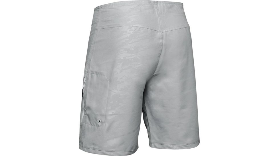 SHED, Under Armour Shore Break Embossed Boardshort - Mens, Mod Gray, 34, 1325890-11-35-DEMO
