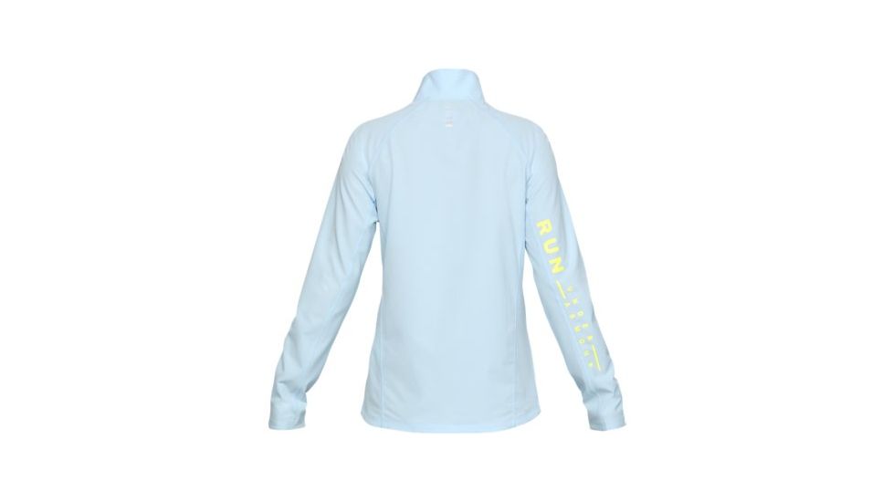 SHED, Under Armour Storm Launch Graphic Jacket - Womens, Coded Blue/High-Vis Yellow, Small, 1326514-451-S