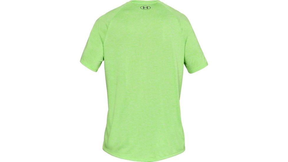 SHED, Under Armour Tech 2.0 Short Sleeve V-Neck Shirt - Mens, Zap Green, Large, 1328190-722-L