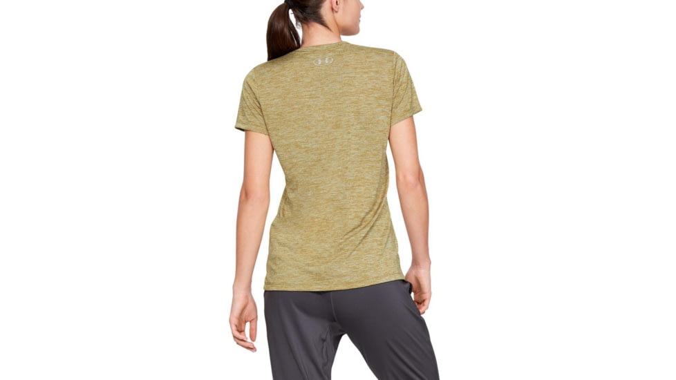 SHED, Under Armour Tech - Twist Short Sleeve Shirt - Womens, Mod Gray, Small, 1258568-360-S