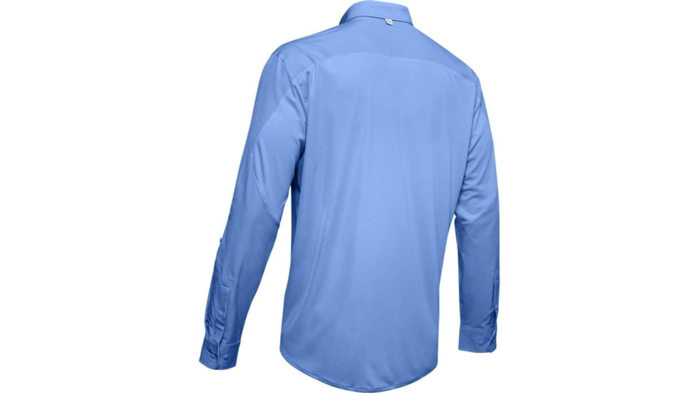 SHED, Under Armour Tide Chaser Hybrid Long Sleeve Woven Shirt - Mens, Carolina Blue, Large, 1341689-475-L