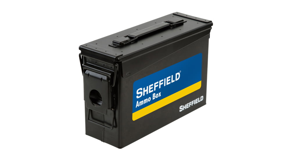 Sheffield 30 Cal Metal Field Box, Black, 12641