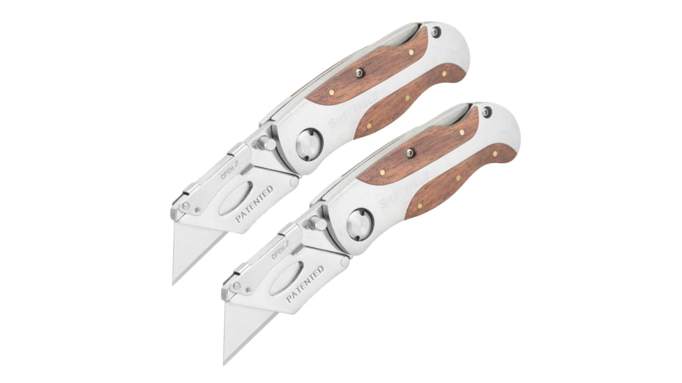 Sheffield Premium Lockback Utility Knife, Pack of 2, 12525