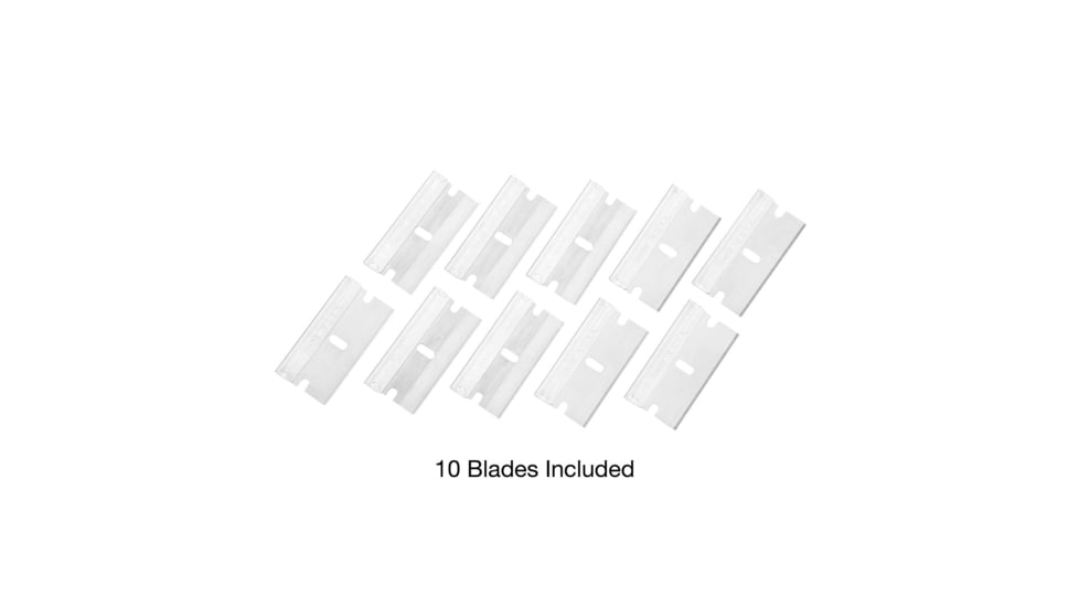 Sheffield Single Edge Razor Blades, 10 Pack, Silver, 12854