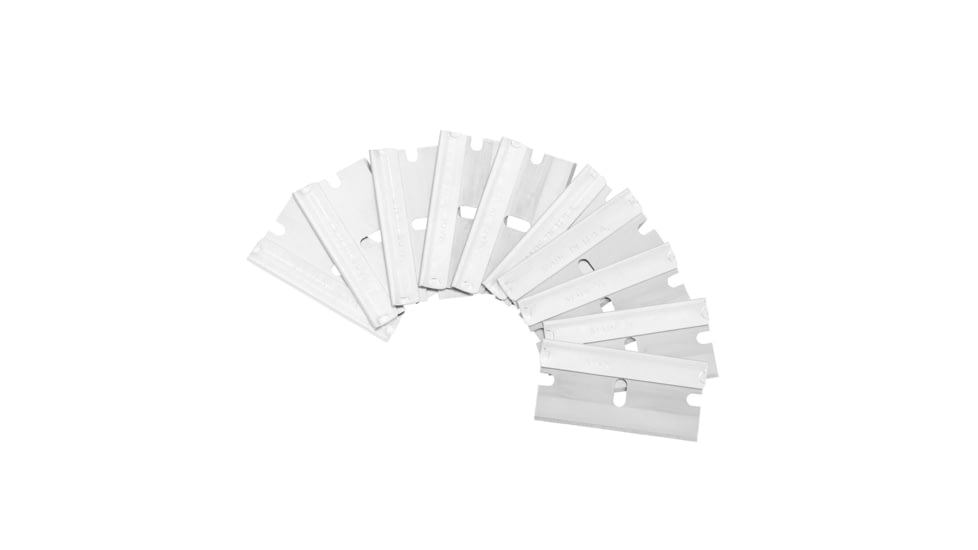 Sheffield Single Edge Razor Blades, 10 Pack, Silver, 12854