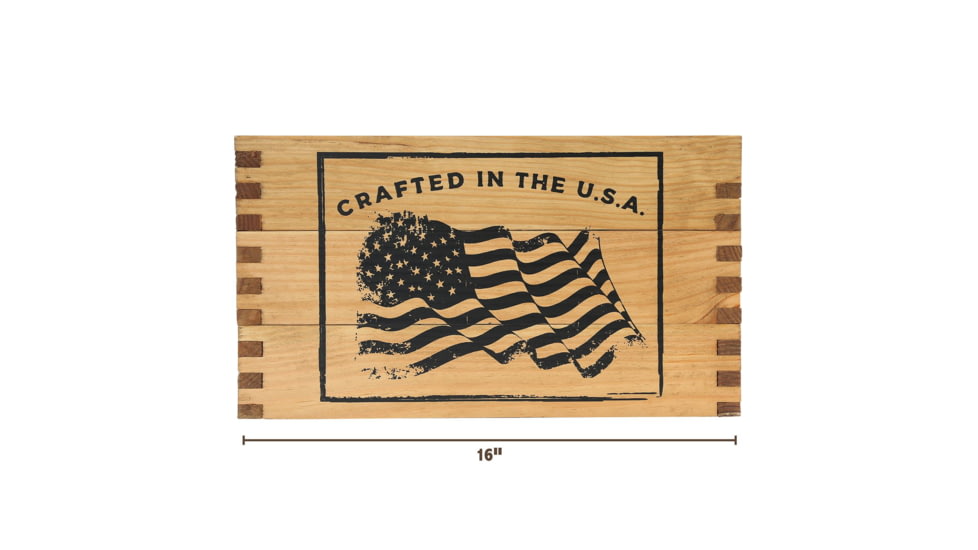 Sheffield Standard Pine Craft Box, Crafted in USA Design, Brown, 12650-8