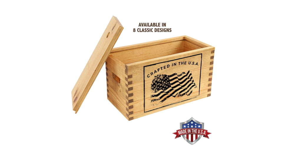 Sheffield Standard Pine Craft Box, Crafted in USA Design, Brown, 12650-8