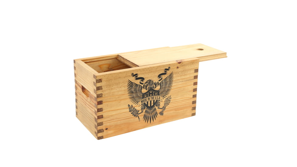 Sheffield Standard Pine Craft Box, Crest Design, Brown, 12650-6