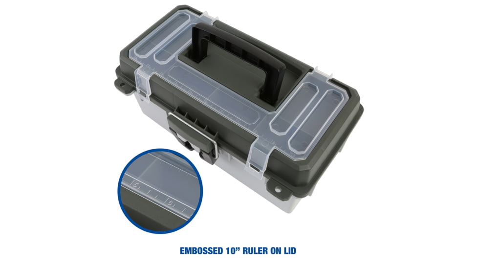 Sheffield Tackle Box, 13in, Green, Gray, 12670