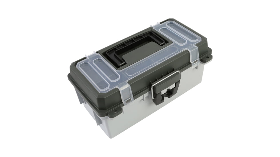 Sheffield Tackle Box, 13in, Green, Gray, 12670