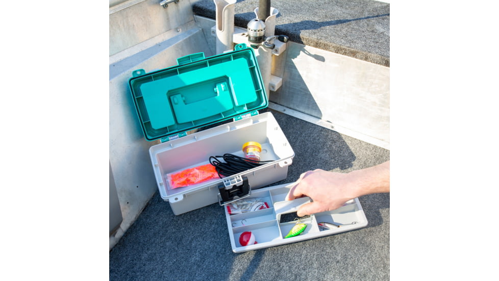 Sheffield Tackle Box, 13in, Teal, Gray, 12671