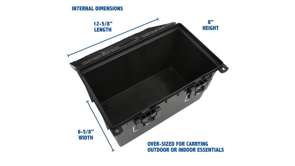 Sheffield XL Field Box, Black, 12700