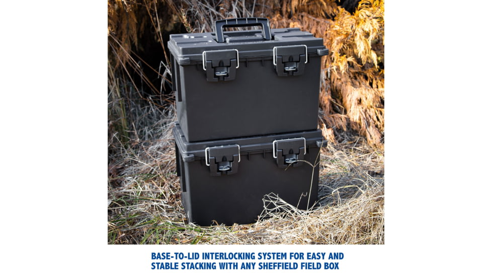 Sheffield XL Field Box, Black, 12700