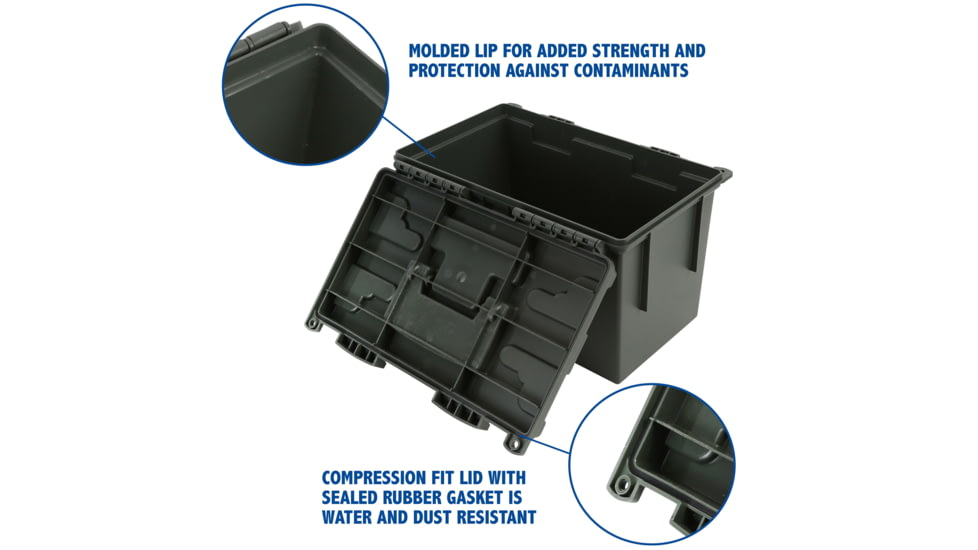 Sheffield XL Field Box, Olive Drab Green, 12710