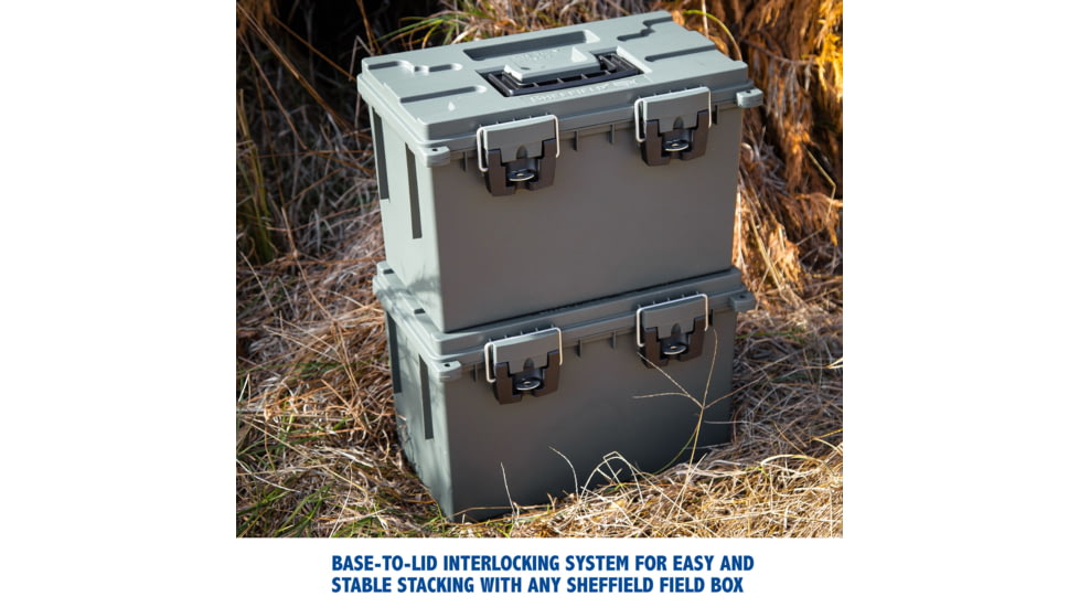 Sheffield XL Field Box, Olive Drab Green, 12710