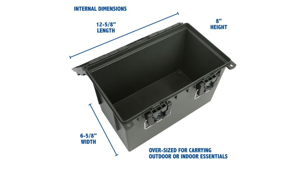 Sheffield XL Field Box w/ Tray, Olive Drab Green, 12712