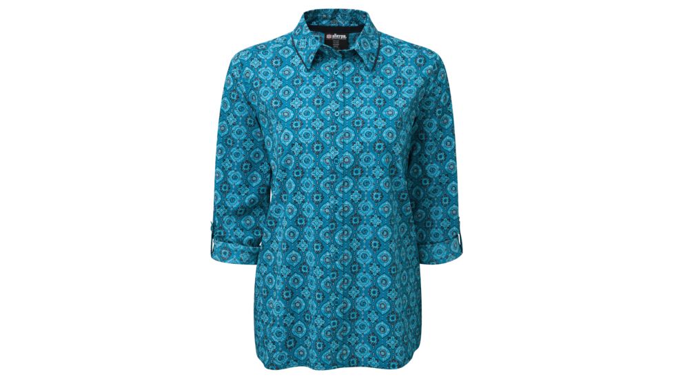 Sherpa Chakra Long Sleeve Shirt - Womens, Blue Tara, Extra Small SW3130-BLUE TARA-XS