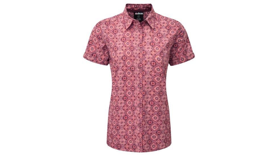Sherpa Chakra Short Sleeve Shirt - Womens, Laxmi, Large SW3131-LAXMI-L