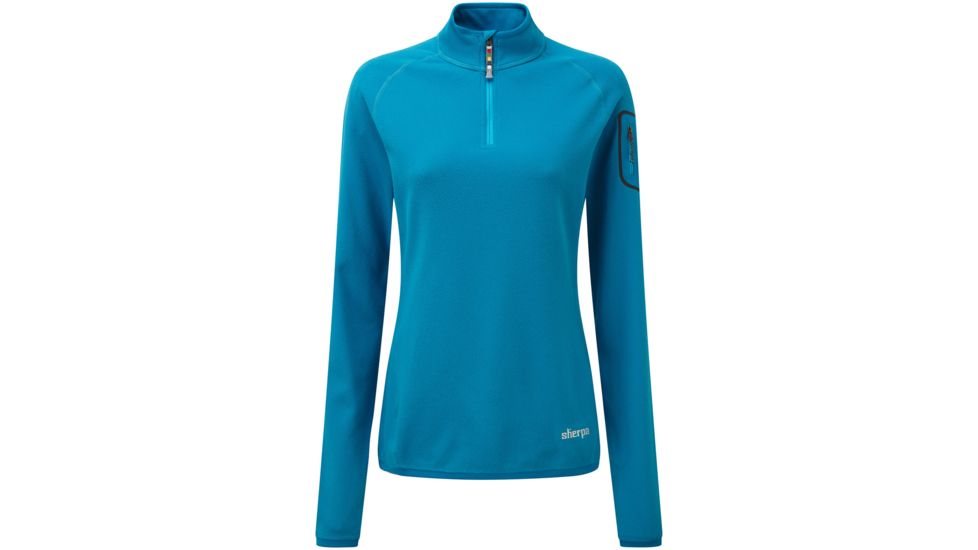 Sherpa Dikila 1/4 Zip Long Sleeve - Women's-Blue Tara-X-Small