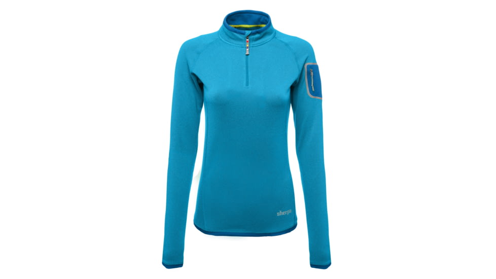 Sherpa Dikila 1/4 Zip Long Sleeve - Women's-Gyantse Blue-Medium