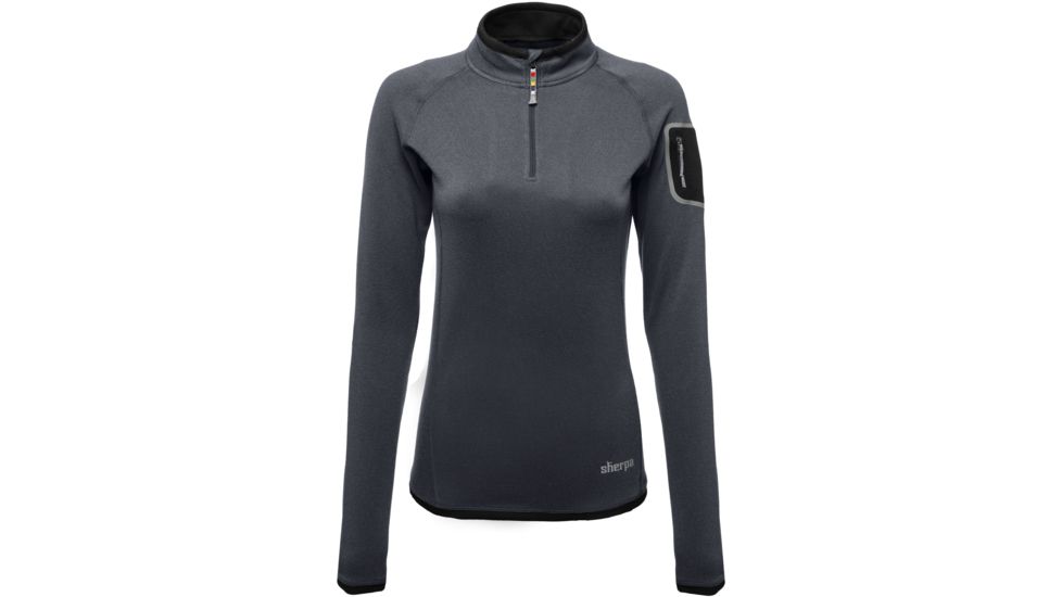 Sherpa Dikila 1/4 Zip Long Sleeve - Women's-Kharani/Black-Large