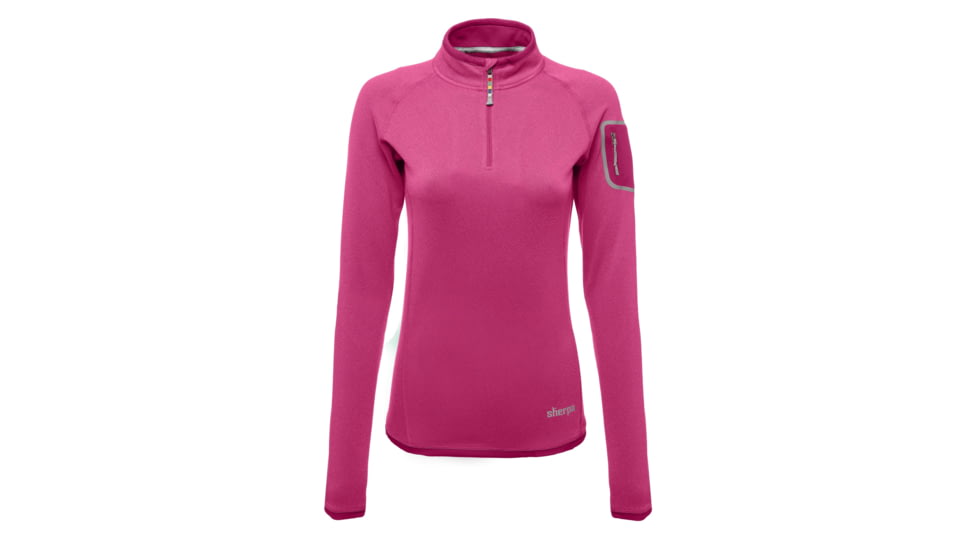 Sherpa Dikila 1/4 Zip Long Sleeve - Women's-Mandala Pink-X-Small