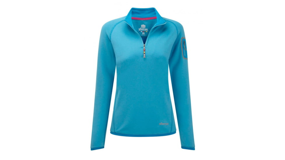 Sherpa Dikila 1/4 Zip Long Sleeve - Women's-Large-Kham Sky