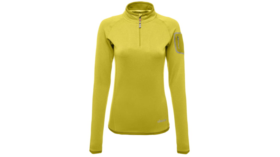 Dikila 1/4 Zip Long Sleeve - Womens-Nimbu-X-Small
