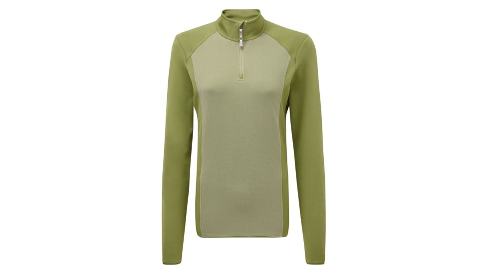 Sherpa Dikila Zip Tee - Womens, Koshi Green, Extra Small, SW3128-KOSHI GREEN-XS