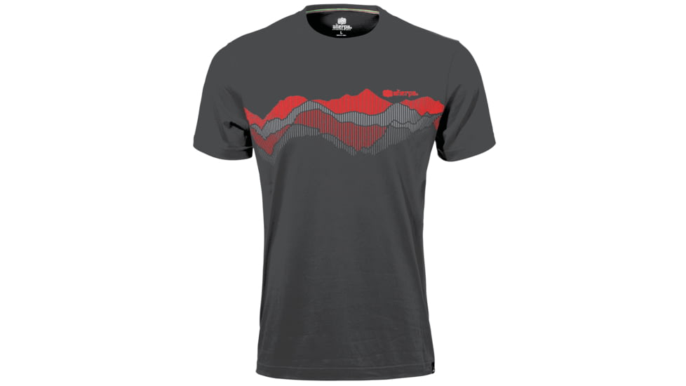 Himalaya Tee - Mens -Kharani/Tibetan Coral-Small