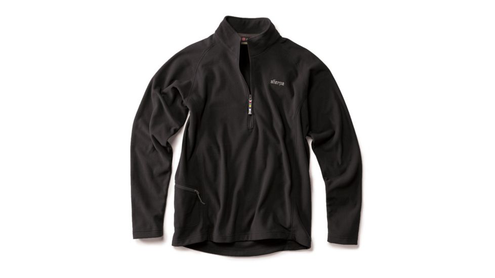 Sherpa Jaaro Micro Fleece Top - Men's-Black-Medium
