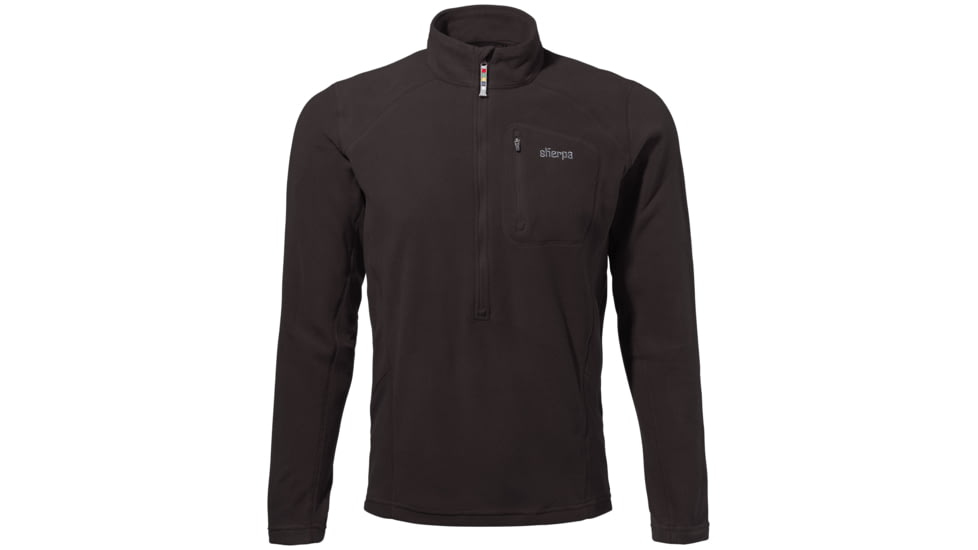 Karma Zip Tee - Mens -Black-Medium