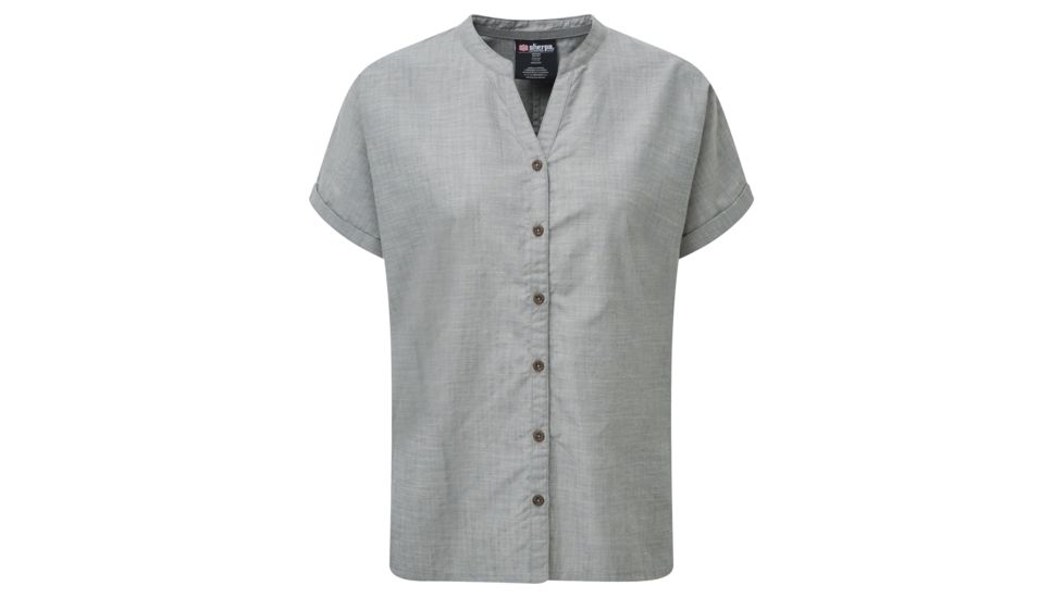 Sherpa Lokta Shirt - Womens, Monsoon Grey, Large SW3132-MONSOON GREY-L