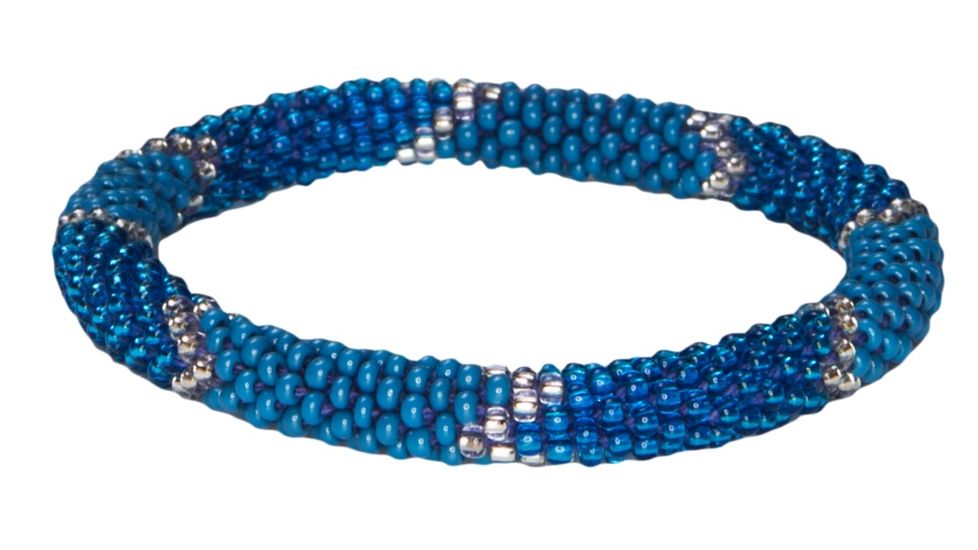 Sherpa Mayalu Ikat Roll On Bracelet - Womens, Blue Tara, One Size KH1190-BLUE TARA-1SZ