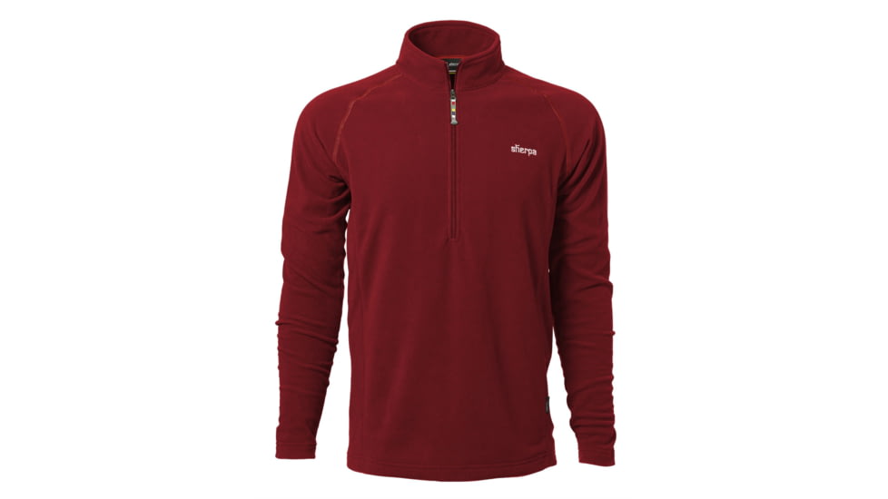 Sherpa Namche Zip Tee - Men's-Lama Red-Large